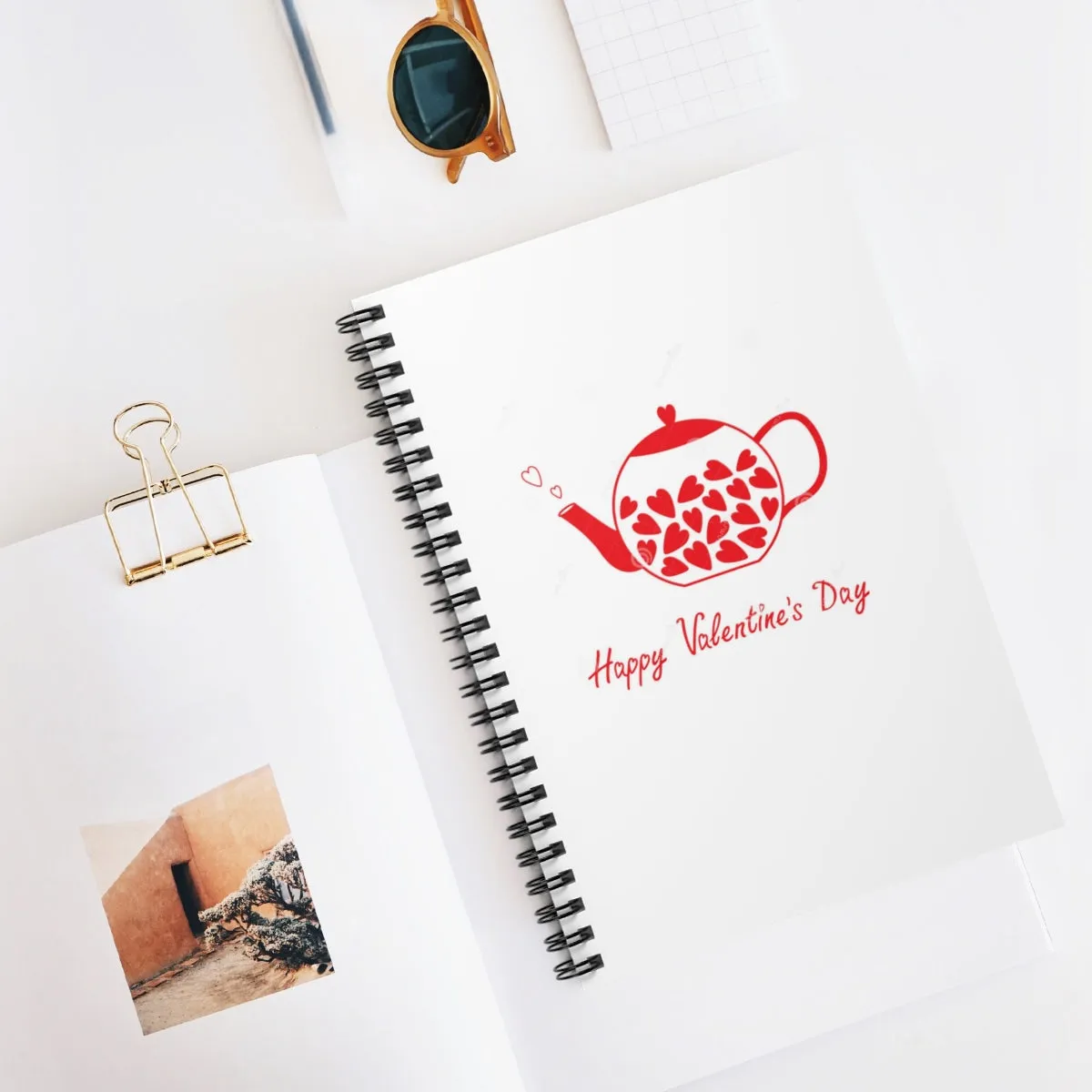 "Fill Your Own Cup First" Spiral Notebook - Ruled Line