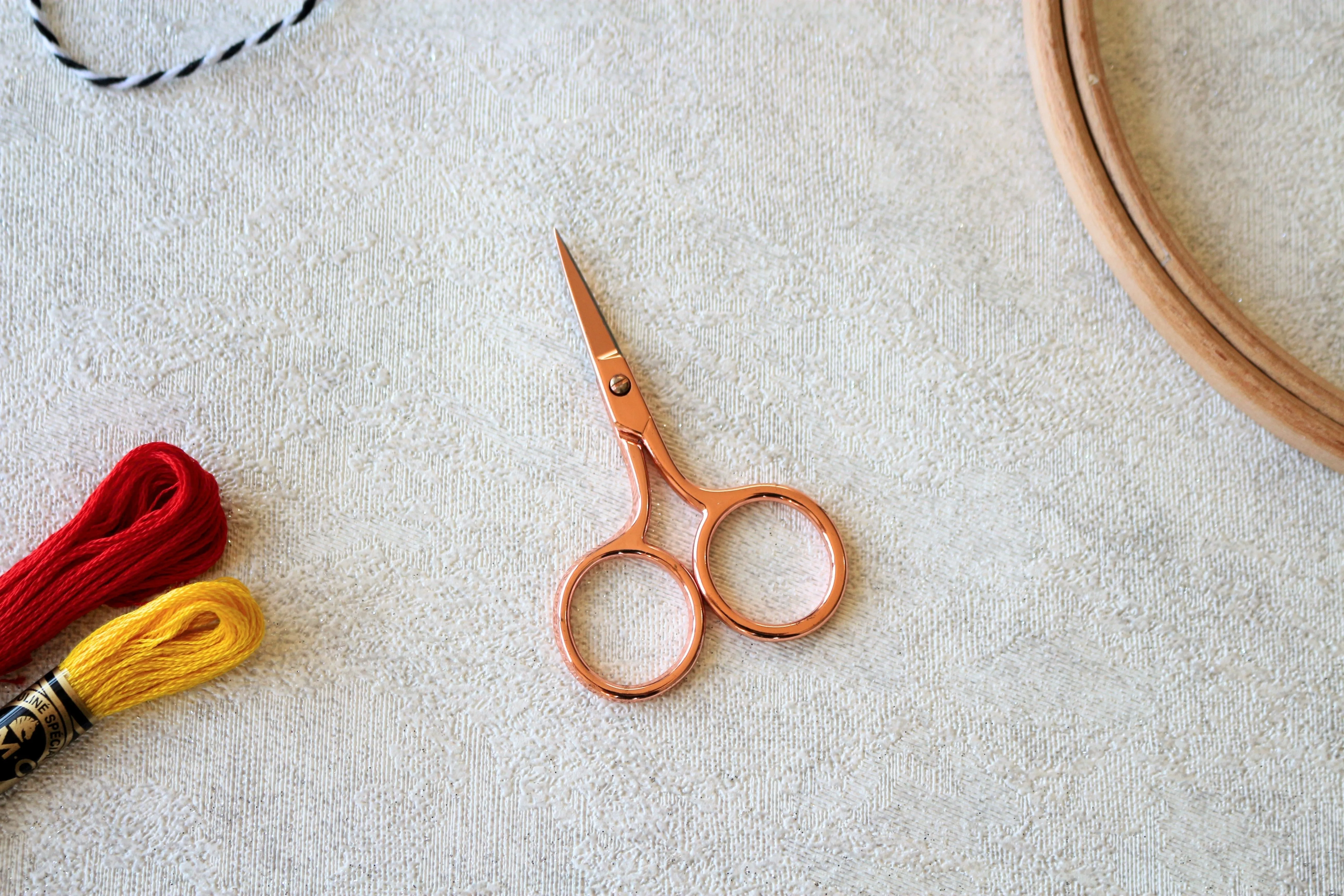 Rose Gold Embroidery Scissors