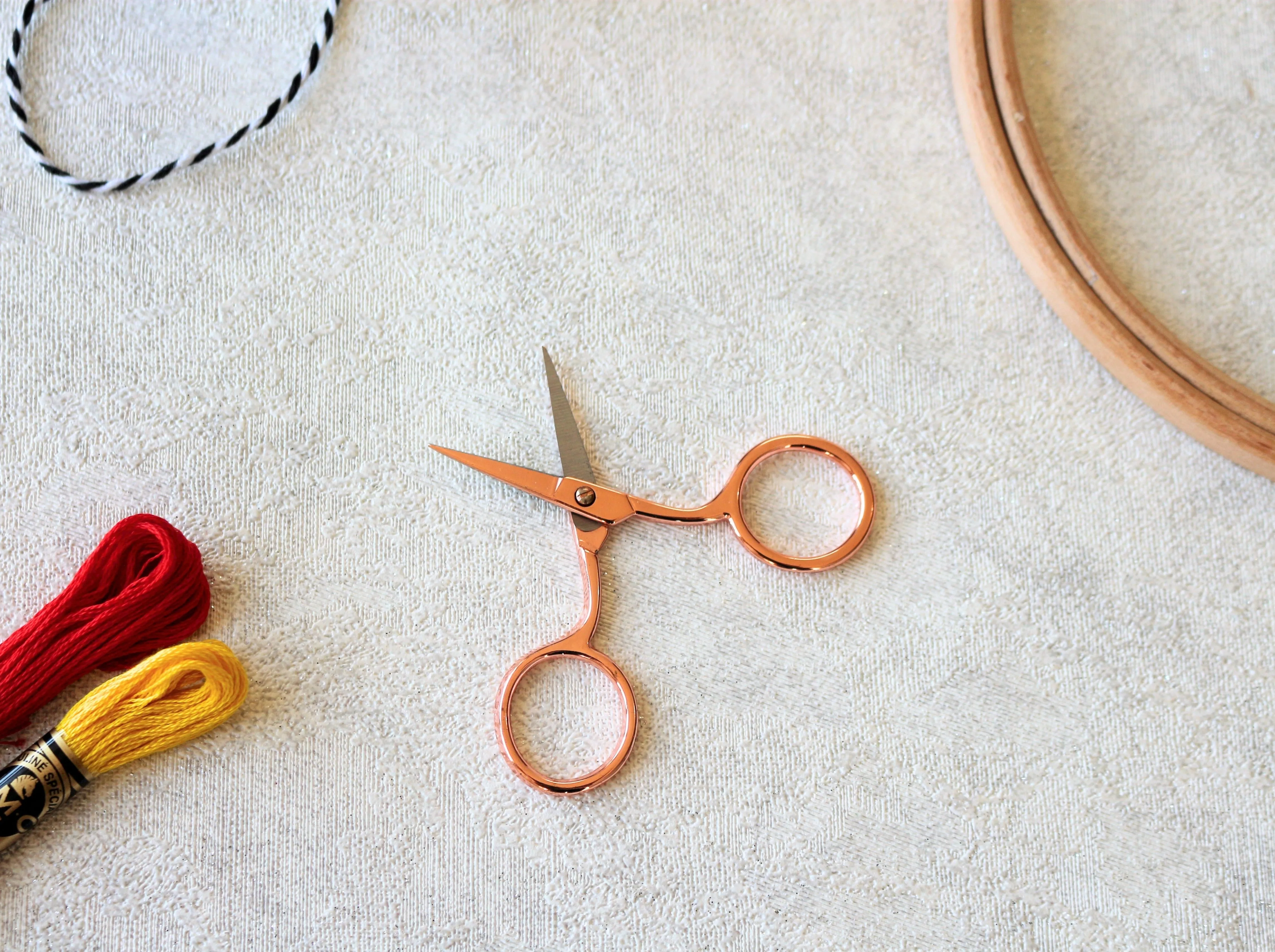 Rose Gold Embroidery Scissors