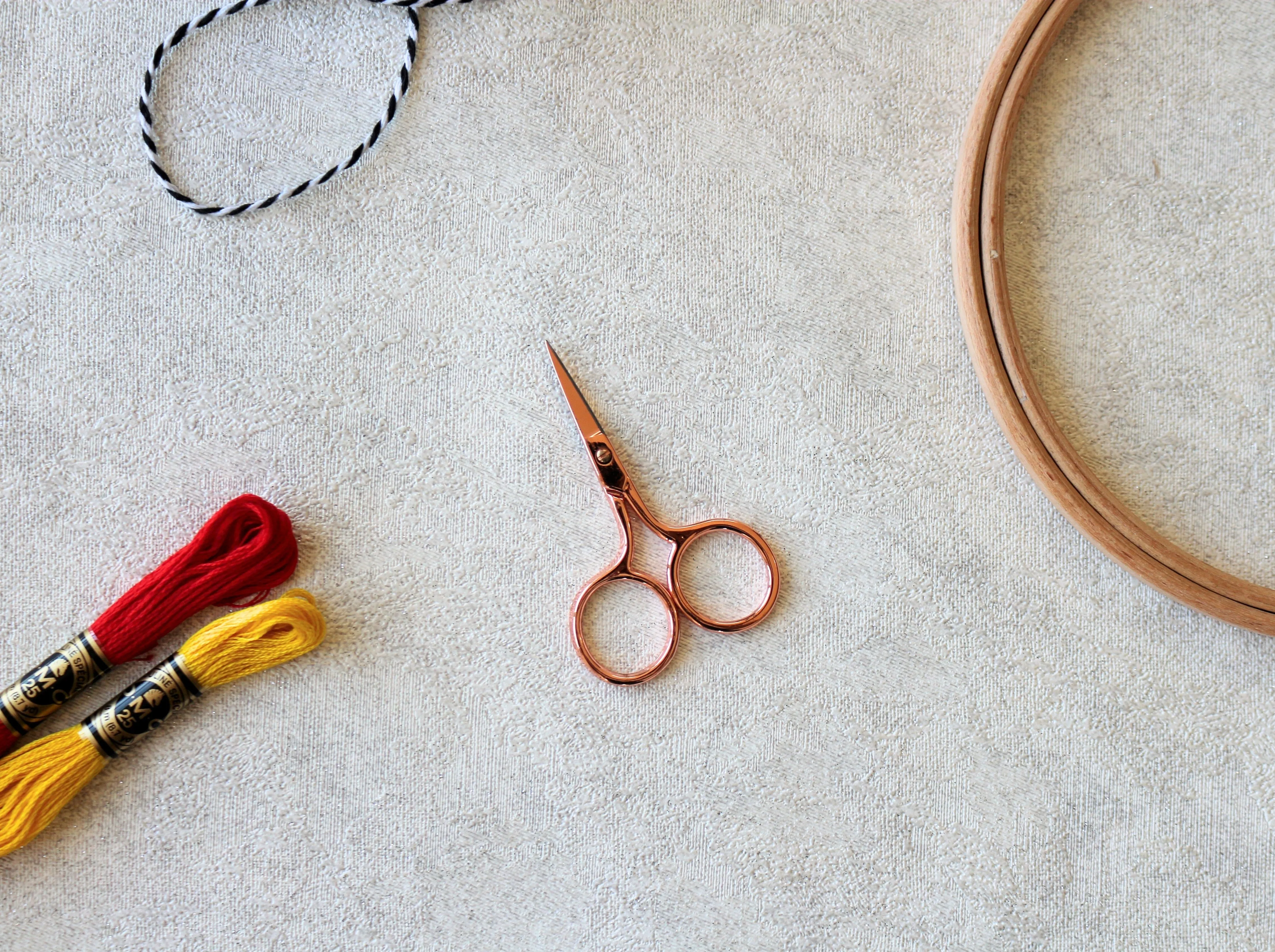Rose Gold Embroidery Scissors