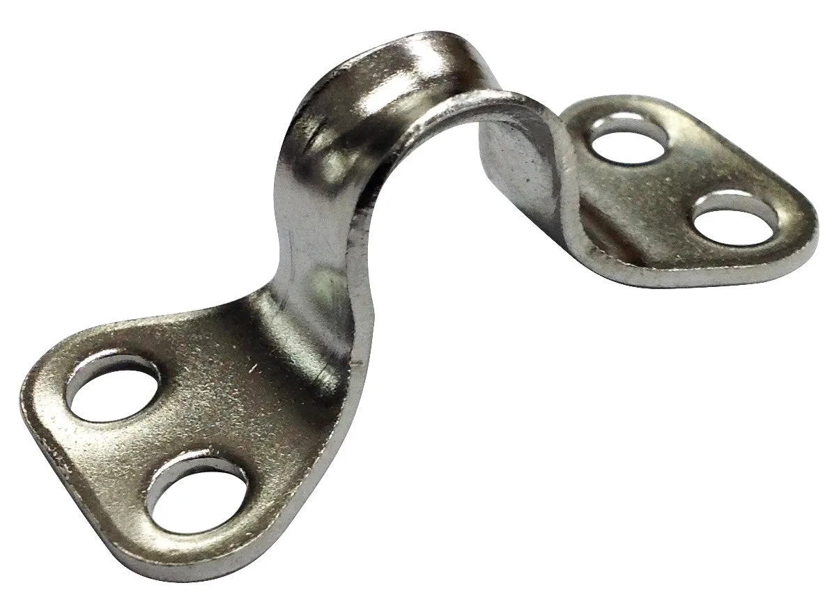 SADDLE CLEVECO S/S 6MM 4 HOLE