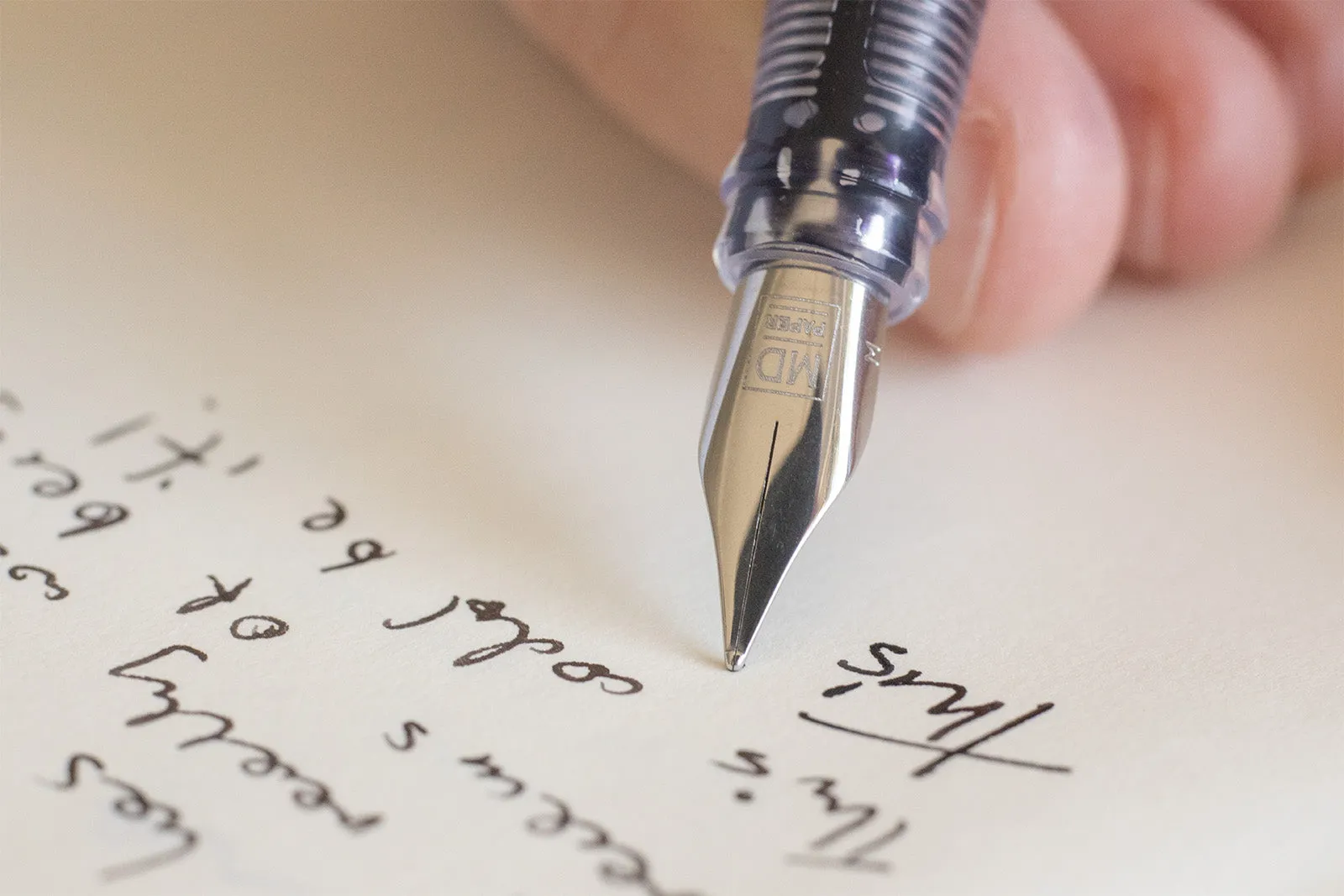 The Midori MD Fountain Pen & MD Notebook Set - Various notebook sizes available