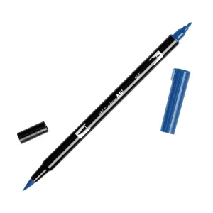 Tombow - Dual Brush Pen - 565 Deep Blue