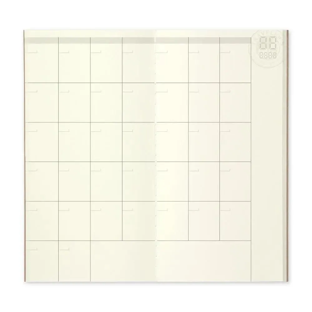 Traveler's Company - 017 Free Diary Monthly Refill (Regular)