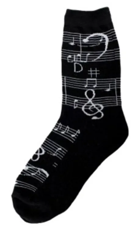 Women's Black Music Notes