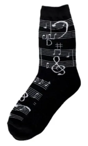 Women's Black Music Notes