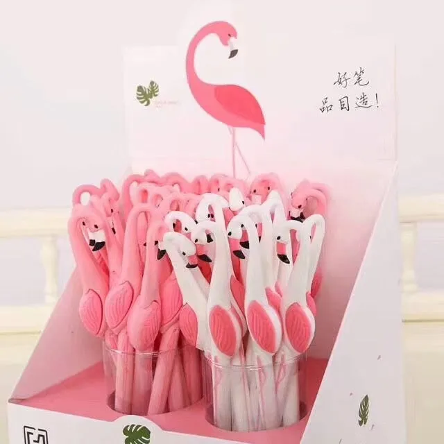 X 22229 FLAMINGO GEL PEN-DISCONTINUED