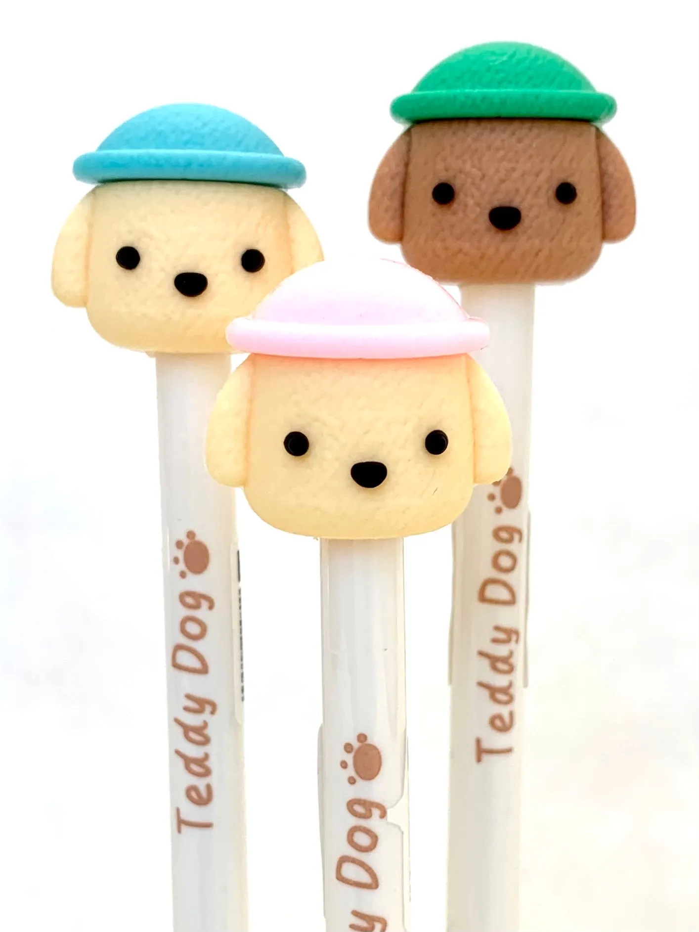 X 22398 TEDDY DOG RETRACTABLE GEL PEN-DISCONTINUED