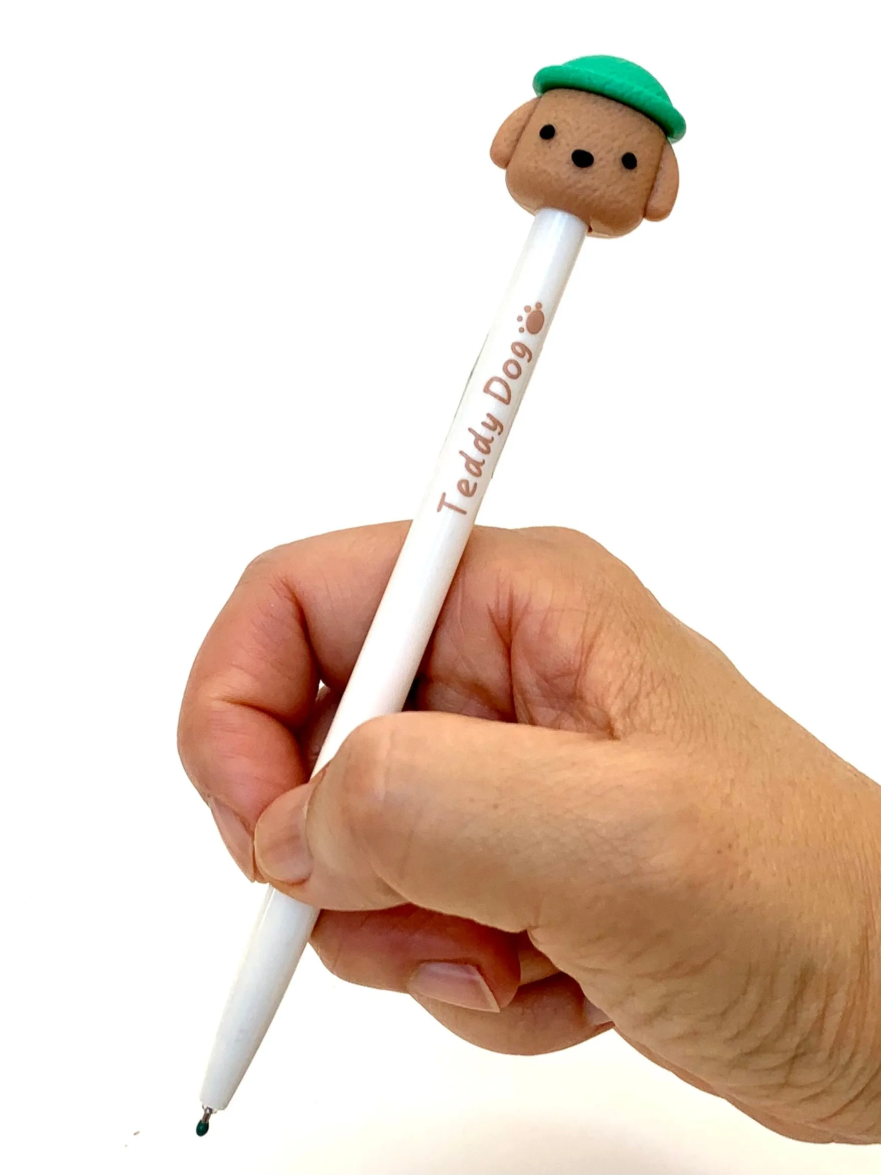 X 22398 TEDDY DOG RETRACTABLE GEL PEN-DISCONTINUED