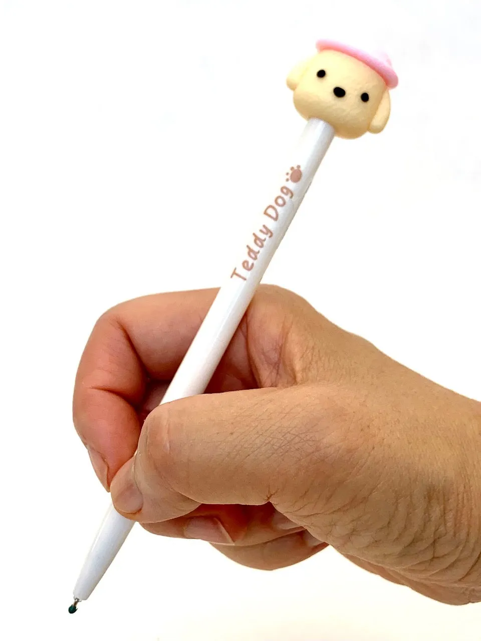 X 22398 TEDDY DOG RETRACTABLE GEL PEN-DISCONTINUED