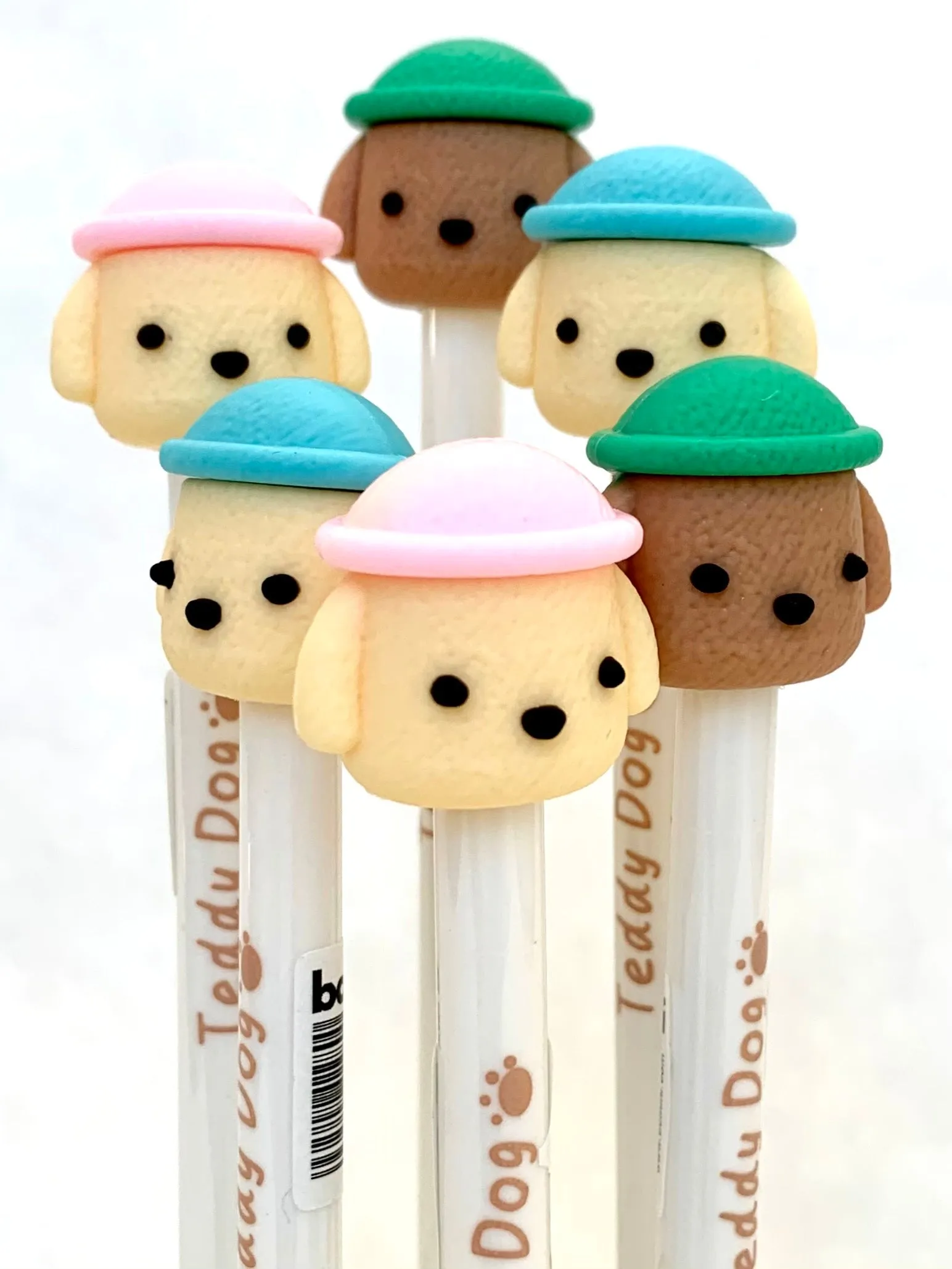 X 22398 TEDDY DOG RETRACTABLE GEL PEN-DISCONTINUED