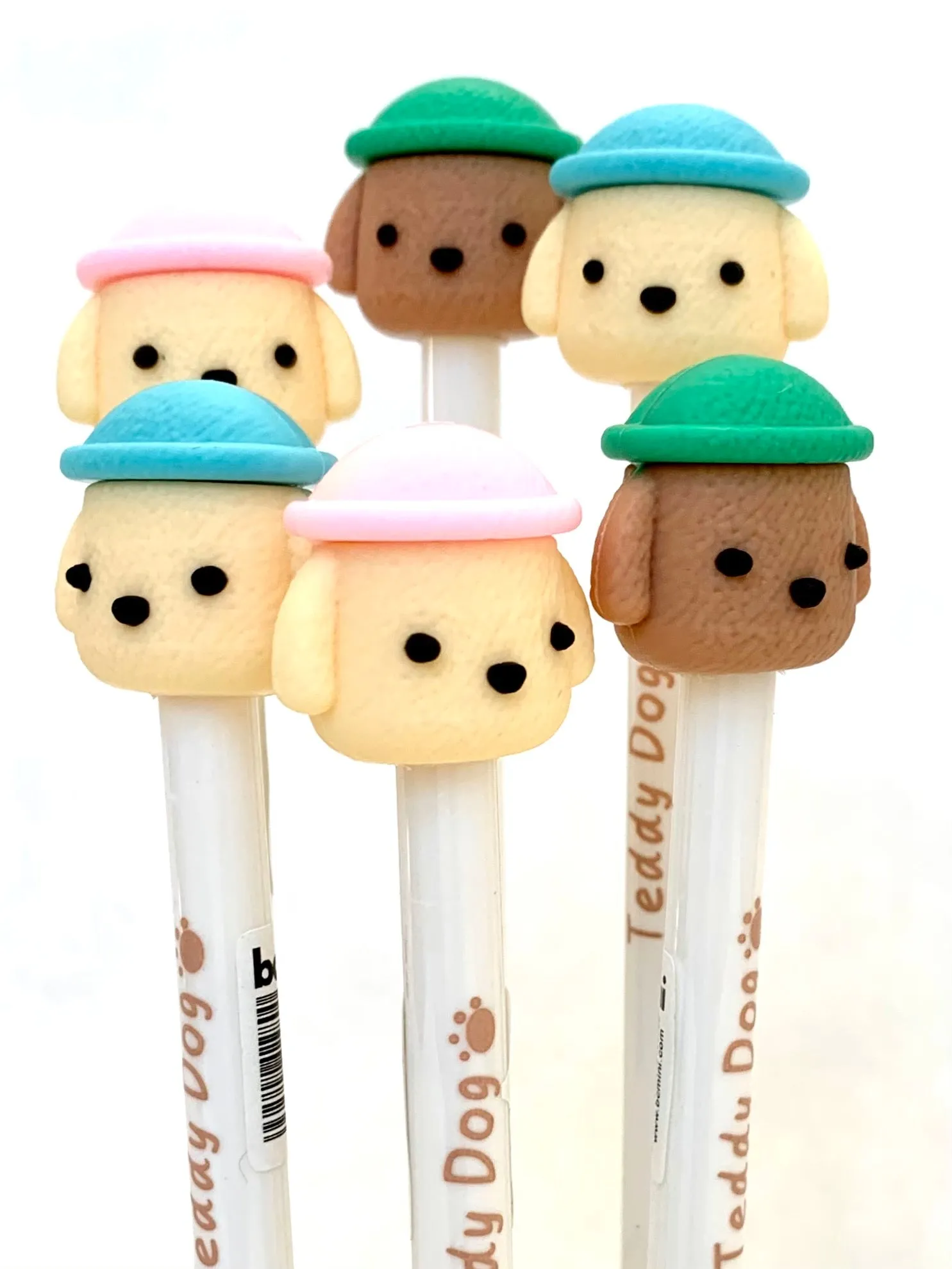X 22398 TEDDY DOG RETRACTABLE GEL PEN-DISCONTINUED
