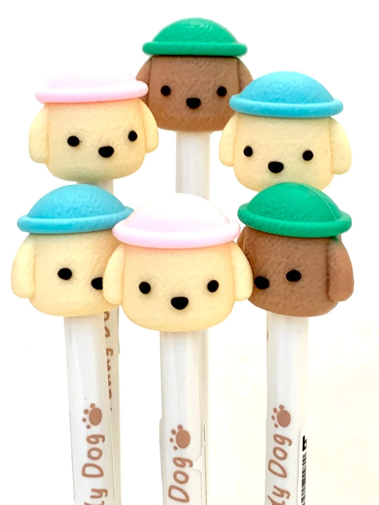 X 22398 TEDDY DOG RETRACTABLE GEL PEN-DISCONTINUED