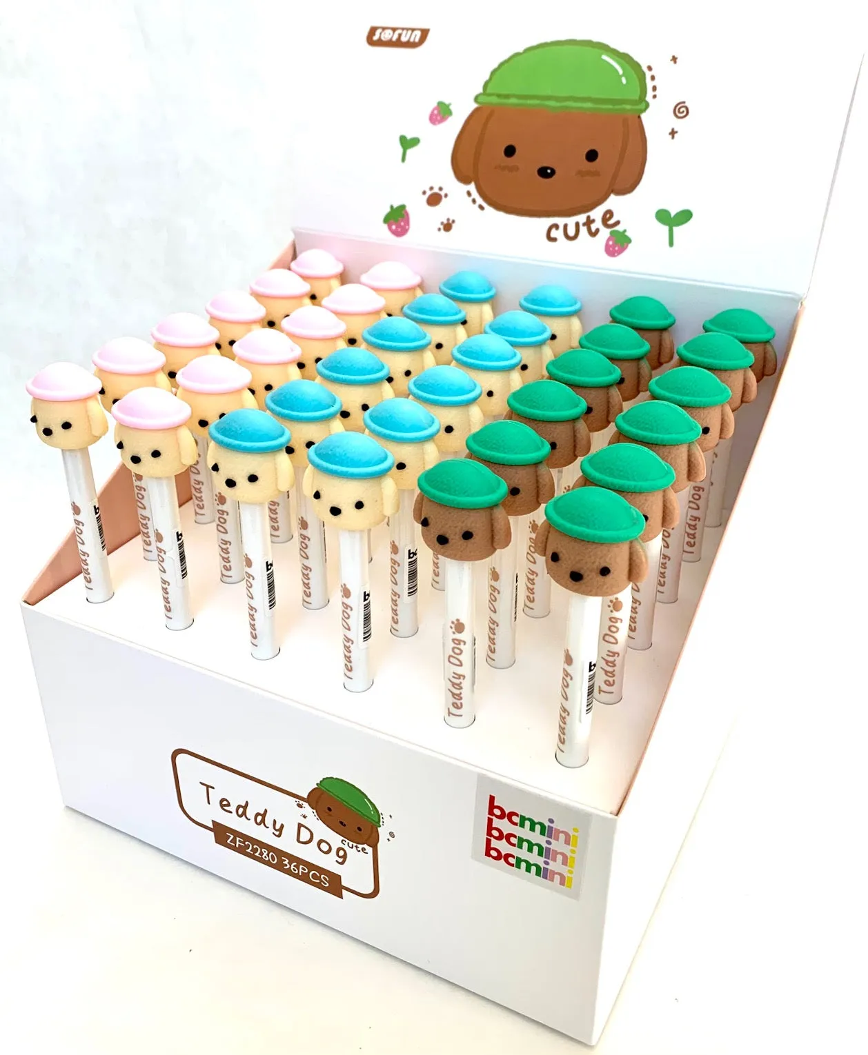 X 22398 TEDDY DOG RETRACTABLE GEL PEN-DISCONTINUED