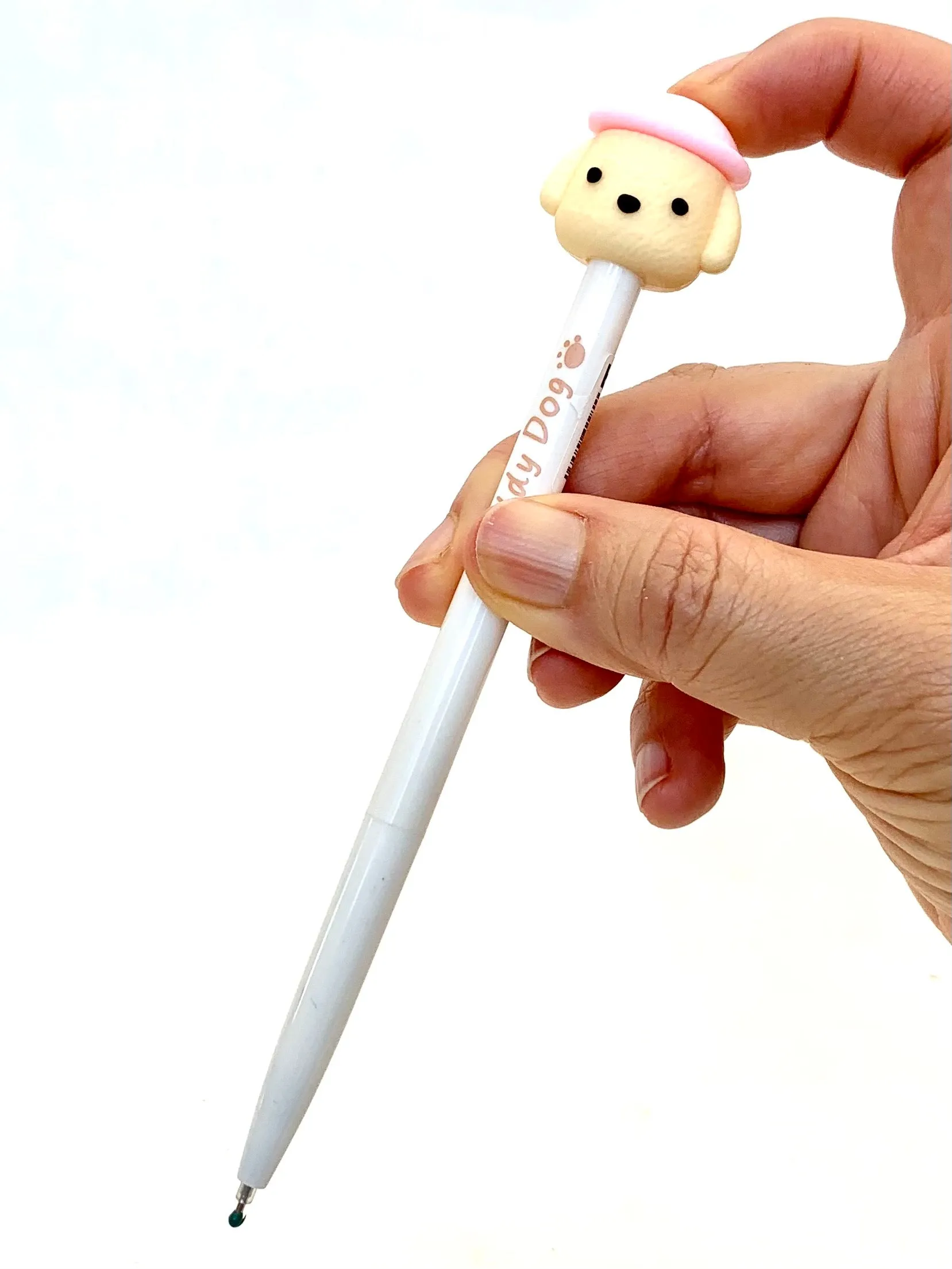X 22398 TEDDY DOG RETRACTABLE GEL PEN-DISCONTINUED