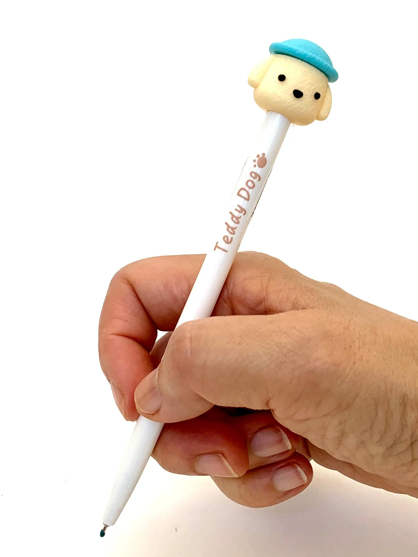 X 22398 TEDDY DOG RETRACTABLE GEL PEN-DISCONTINUED