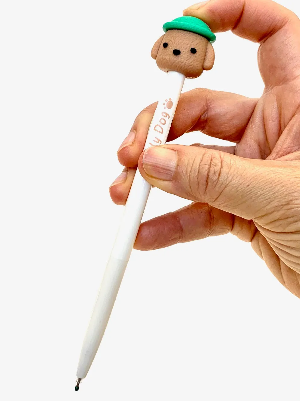 X 22398 TEDDY DOG RETRACTABLE GEL PEN-DISCONTINUED