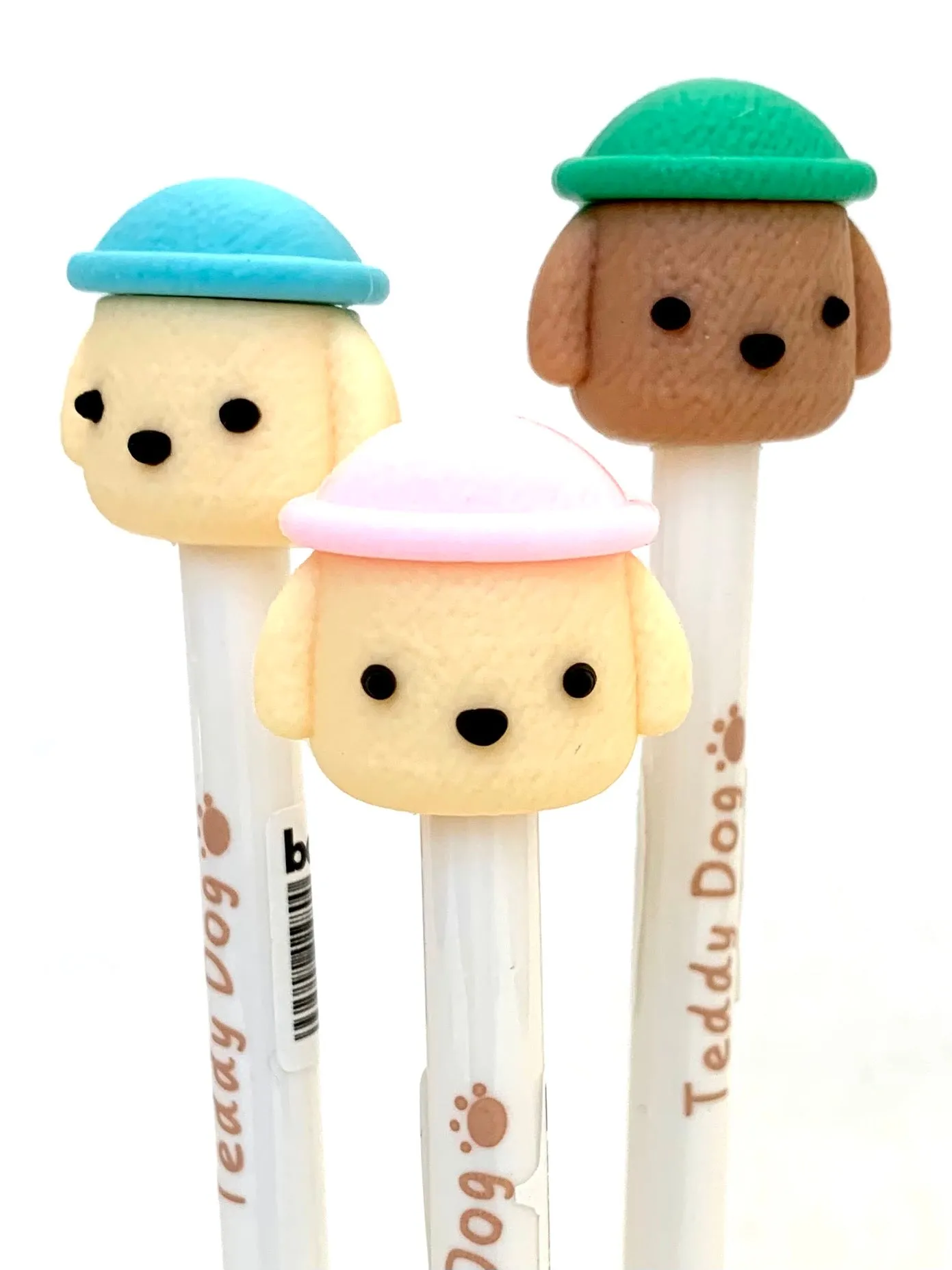 X 22398 TEDDY DOG RETRACTABLE GEL PEN-DISCONTINUED