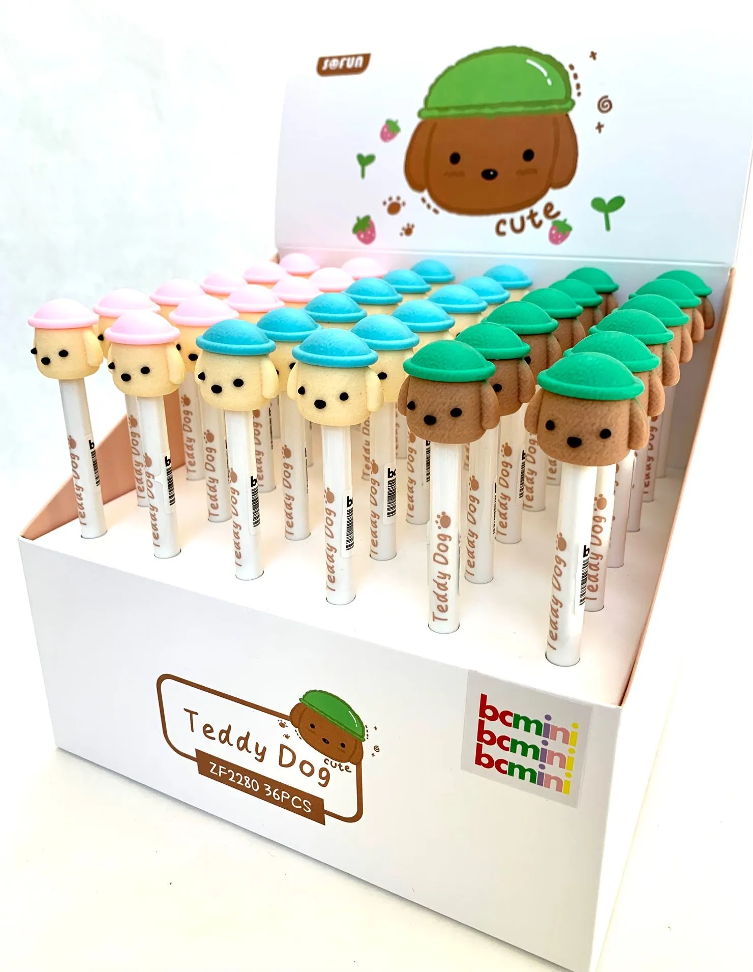 X 22398 TEDDY DOG RETRACTABLE GEL PEN-DISCONTINUED