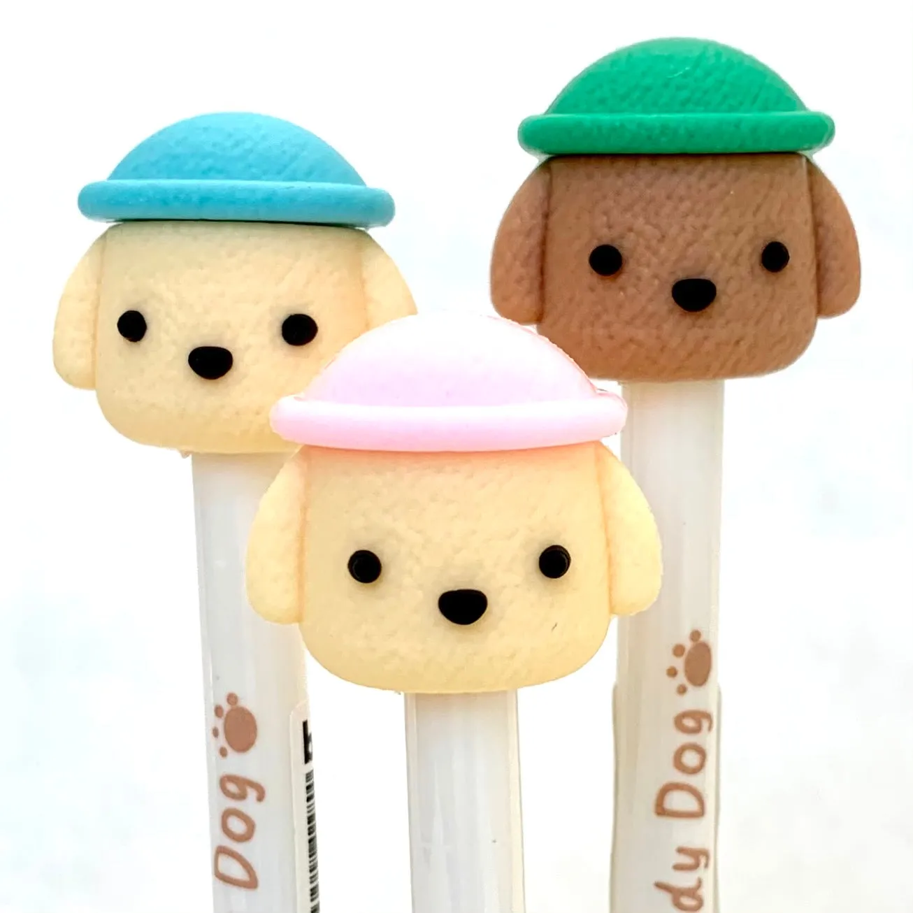 X 22398 TEDDY DOG RETRACTABLE GEL PEN-DISCONTINUED
