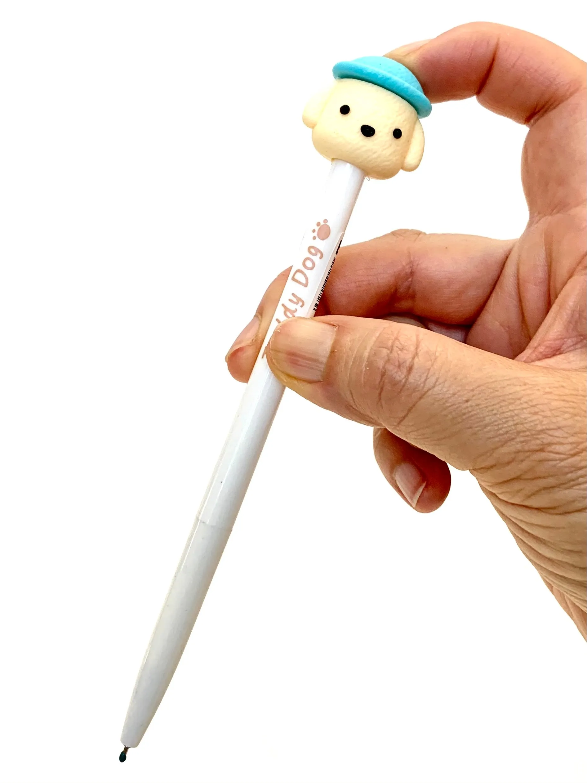 X 22398 TEDDY DOG RETRACTABLE GEL PEN-DISCONTINUED