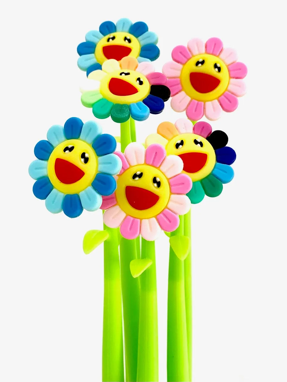 X 22417 SUNSHINE RAINBOW FLOWER GEL PEN-DISCONTINUED