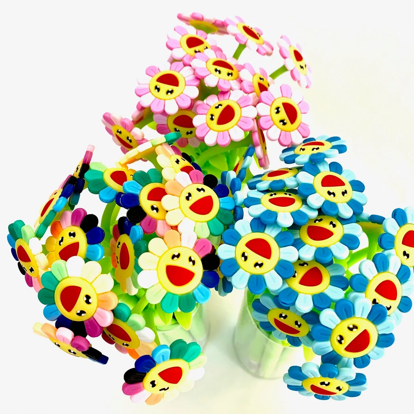 X 22417 SUNSHINE RAINBOW FLOWER GEL PEN-DISCONTINUED