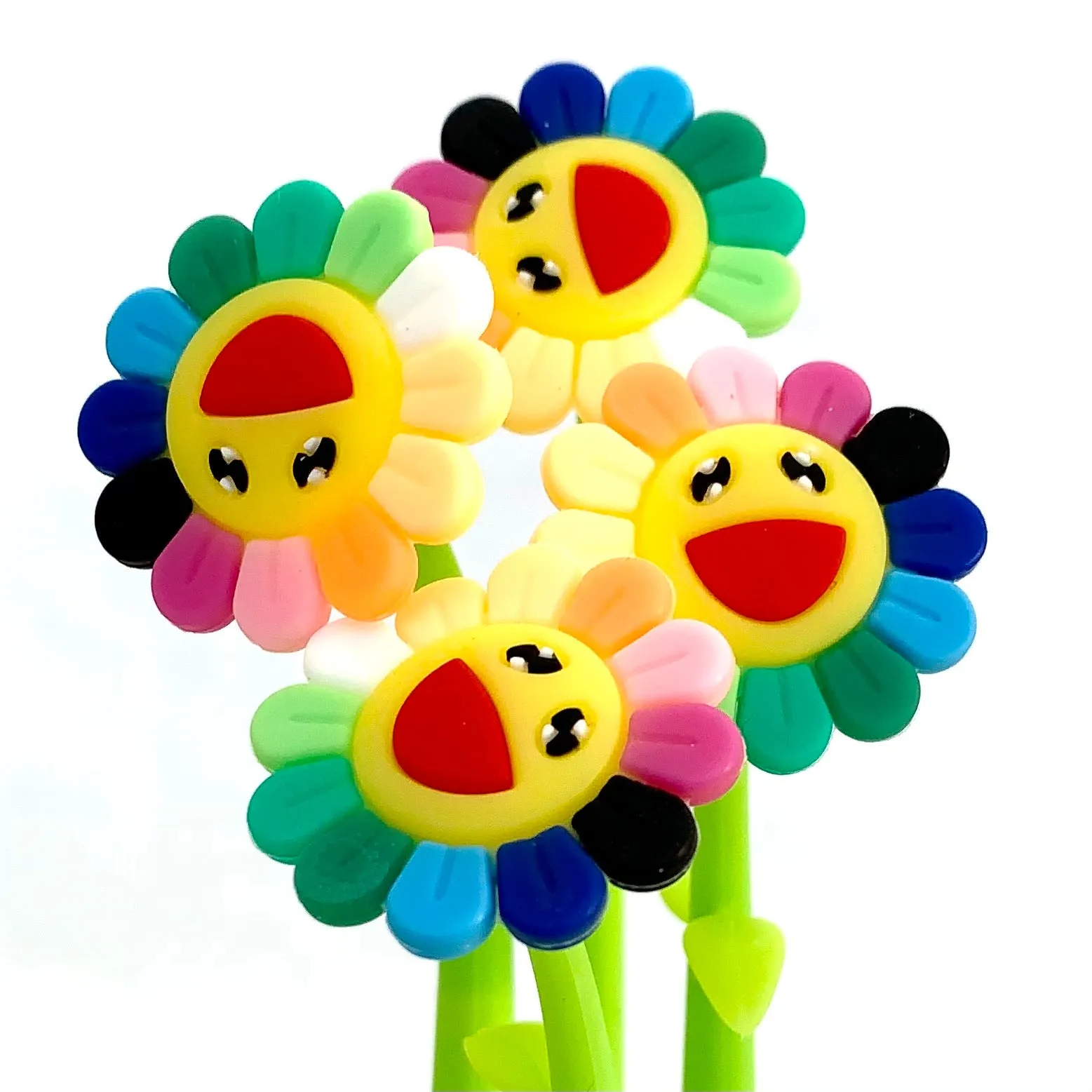 X 22417 SUNSHINE RAINBOW FLOWER GEL PEN-DISCONTINUED