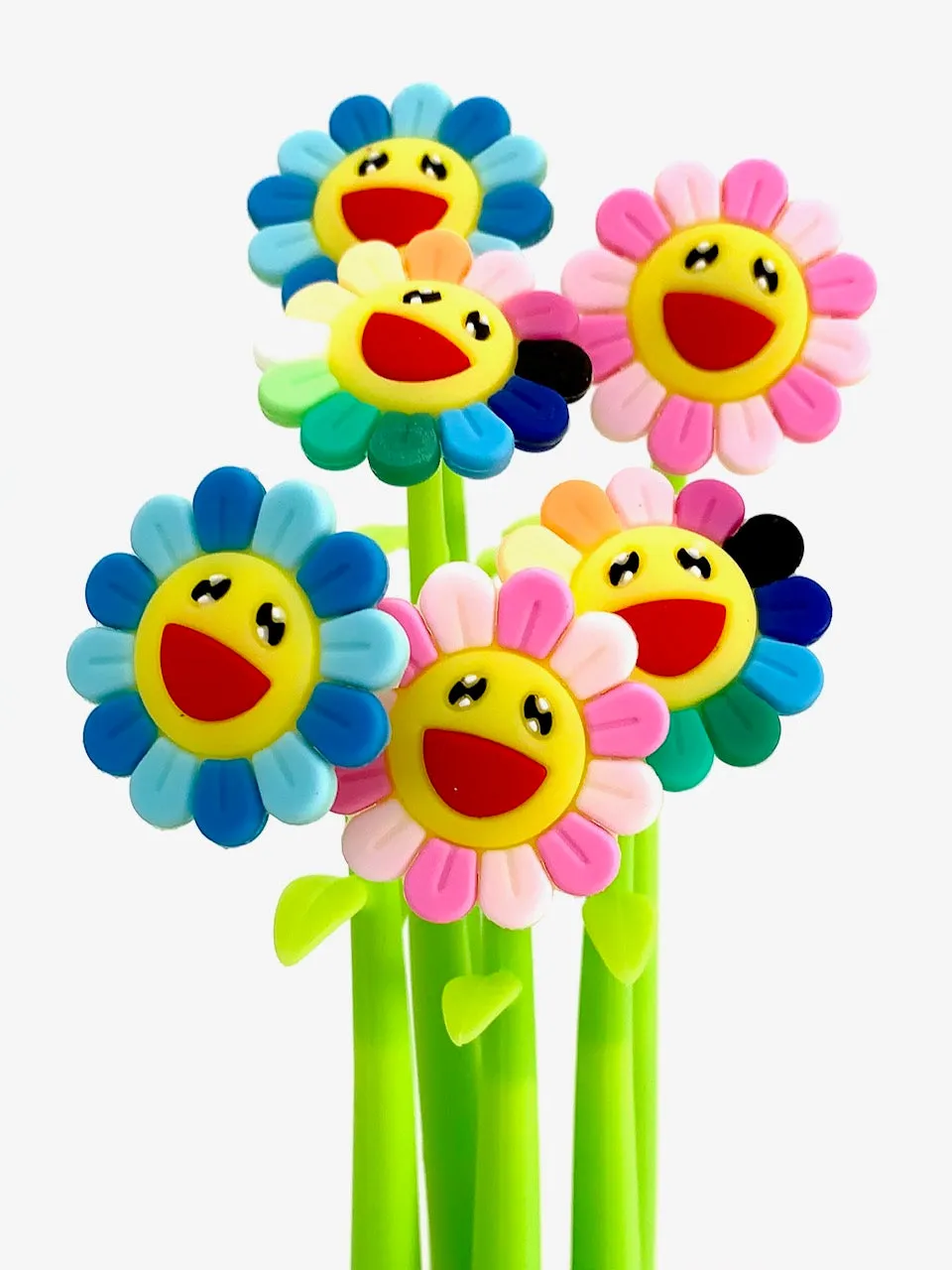 X 22417 SUNSHINE RAINBOW FLOWER GEL PEN-DISCONTINUED