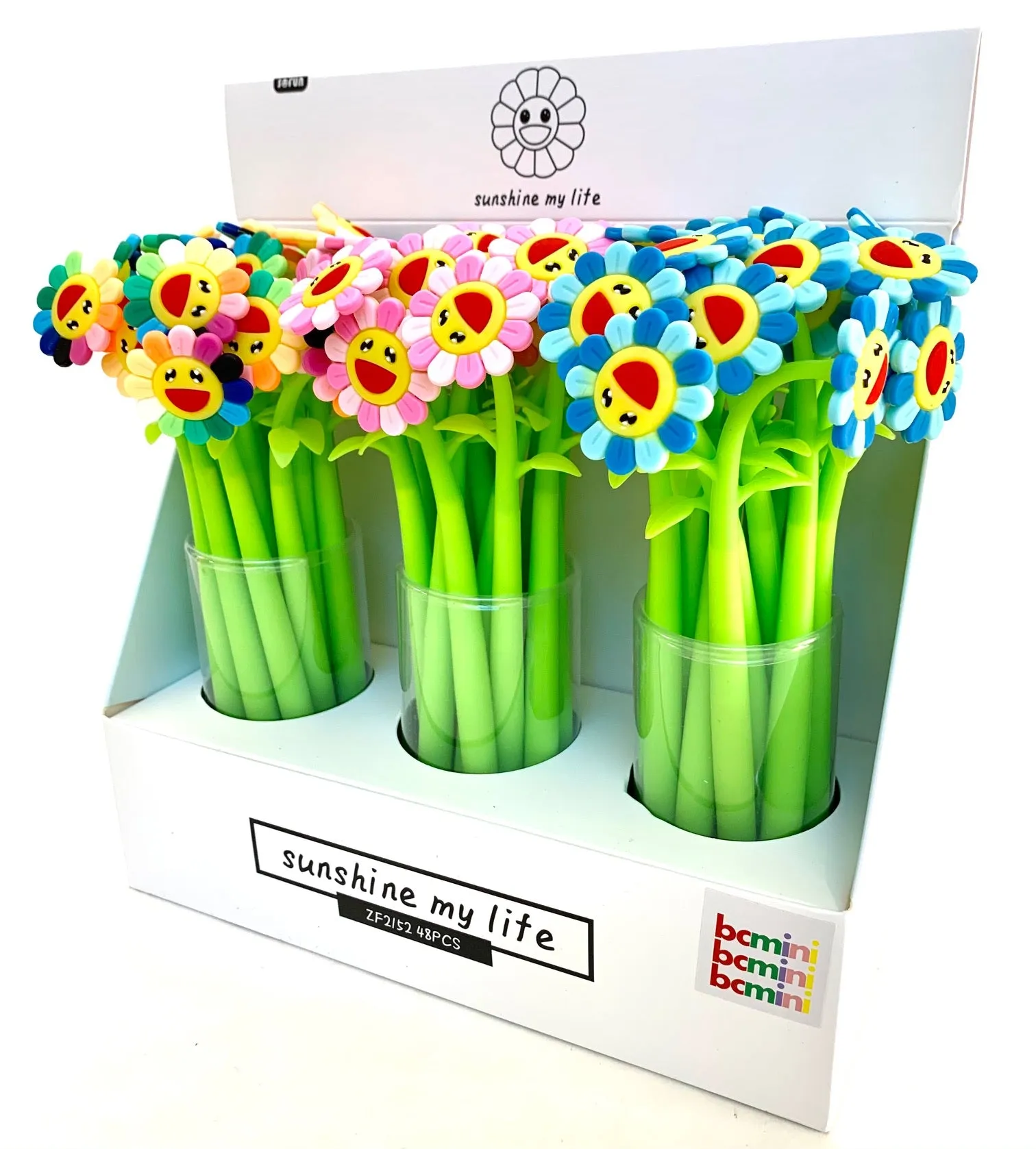 X 22417 SUNSHINE RAINBOW FLOWER GEL PEN-DISCONTINUED