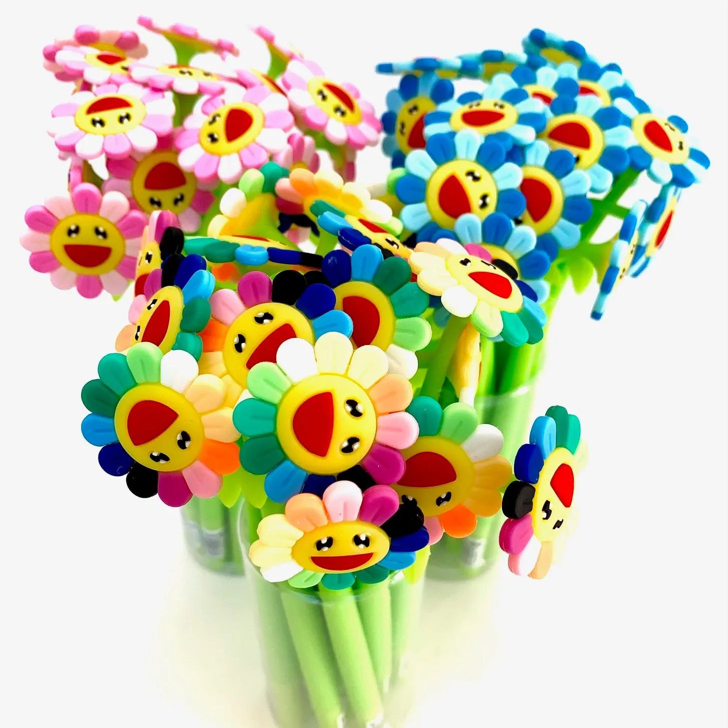 X 22417 SUNSHINE RAINBOW FLOWER GEL PEN-DISCONTINUED