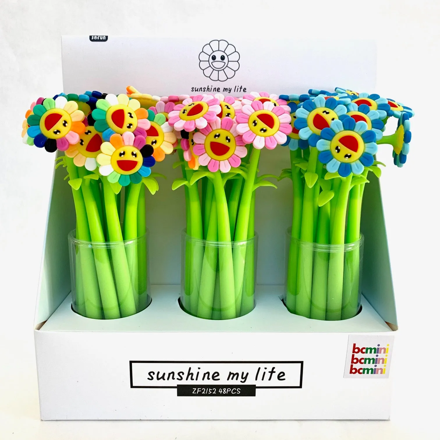 X 22417 SUNSHINE RAINBOW FLOWER GEL PEN-DISCONTINUED