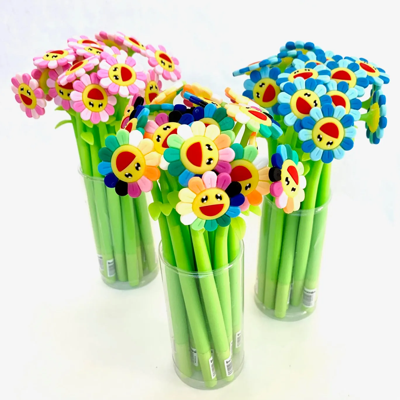 X 22417 SUNSHINE RAINBOW FLOWER GEL PEN-DISCONTINUED