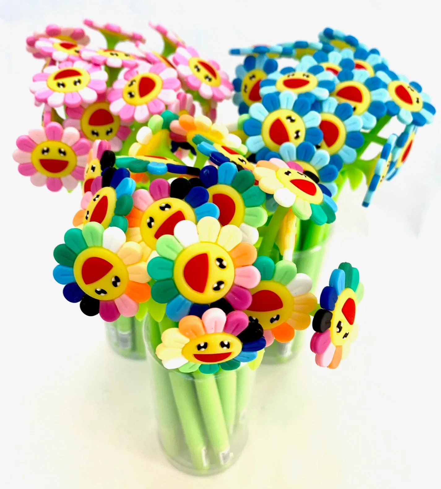 X 22417 SUNSHINE RAINBOW FLOWER GEL PEN-DISCONTINUED