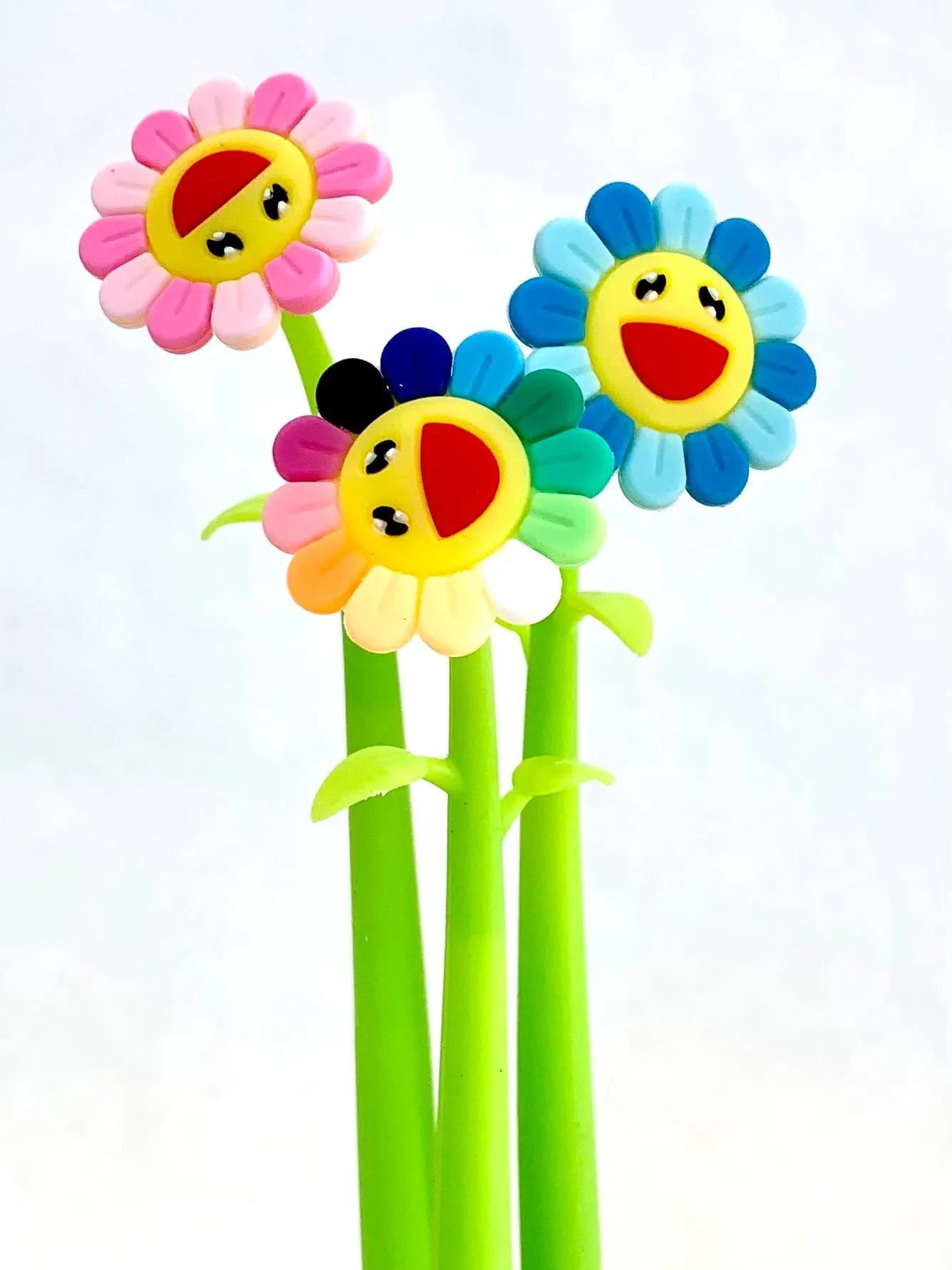 X 22417 SUNSHINE RAINBOW FLOWER GEL PEN-DISCONTINUED