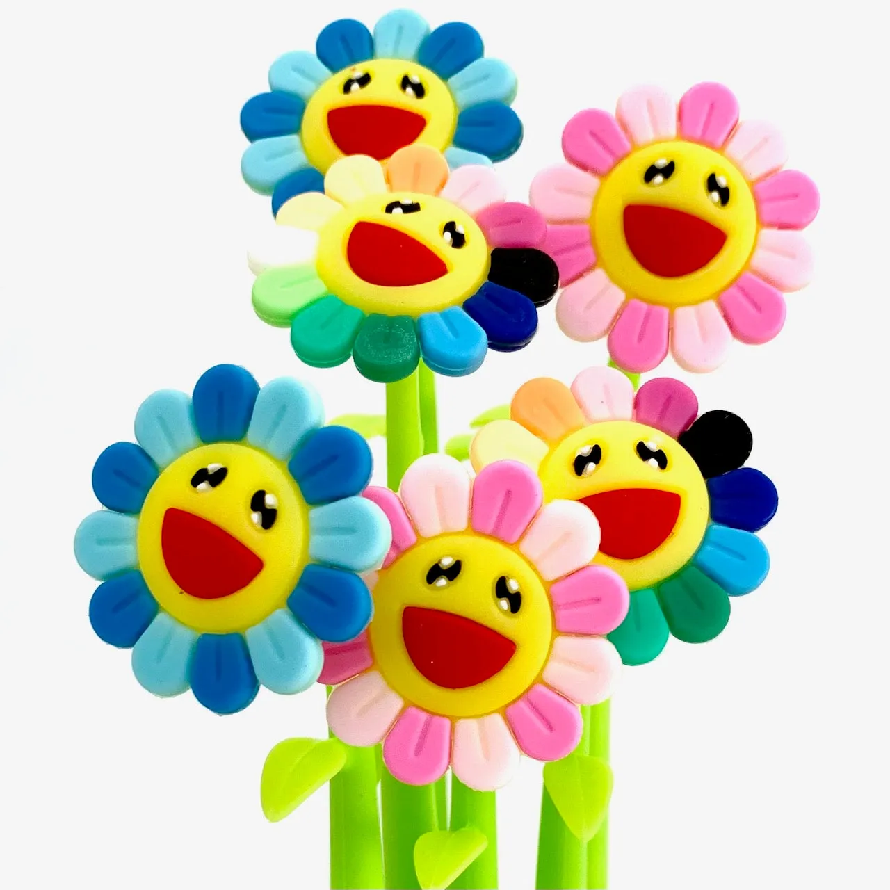 X 22417 SUNSHINE RAINBOW FLOWER GEL PEN-DISCONTINUED