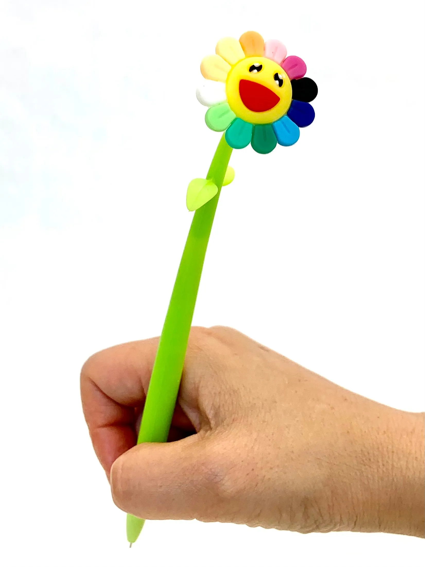 X 22417 SUNSHINE RAINBOW FLOWER GEL PEN-DISCONTINUED
