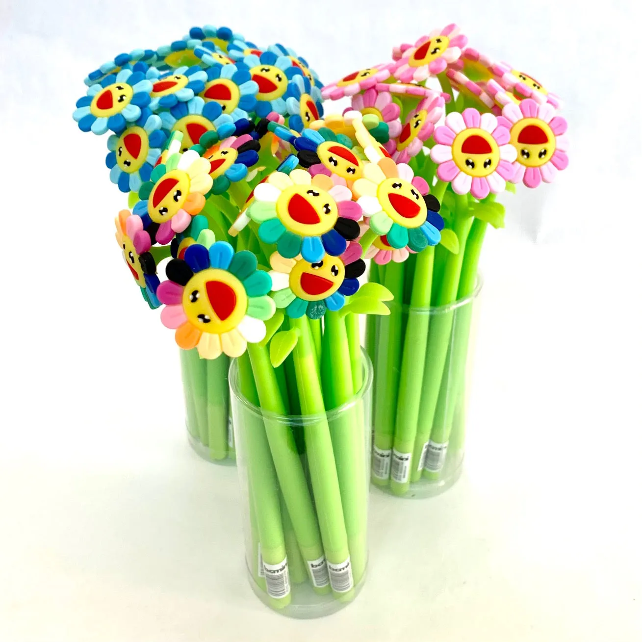 X 22417 SUNSHINE RAINBOW FLOWER GEL PEN-DISCONTINUED