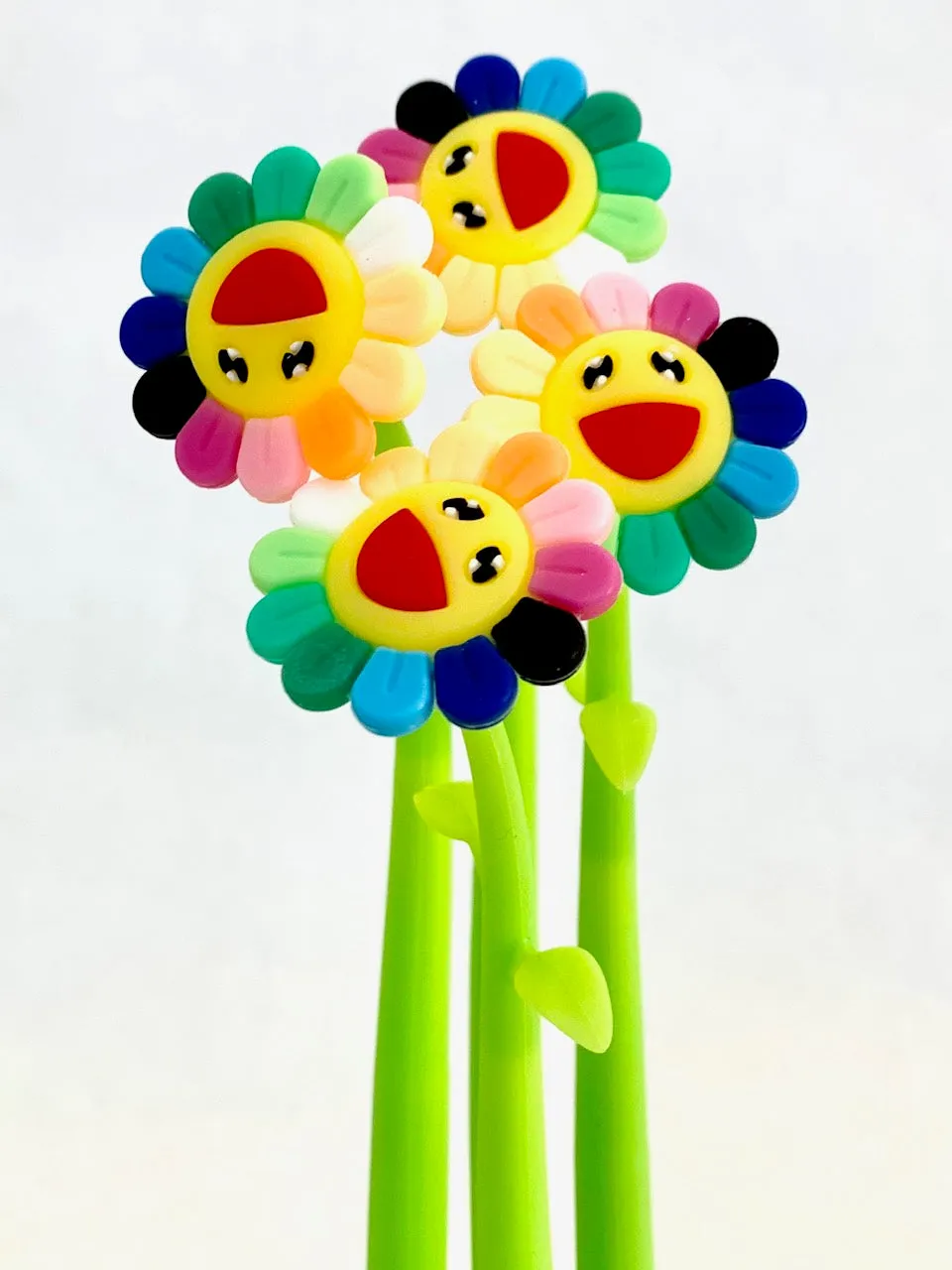 X 22417 SUNSHINE RAINBOW FLOWER GEL PEN-DISCONTINUED