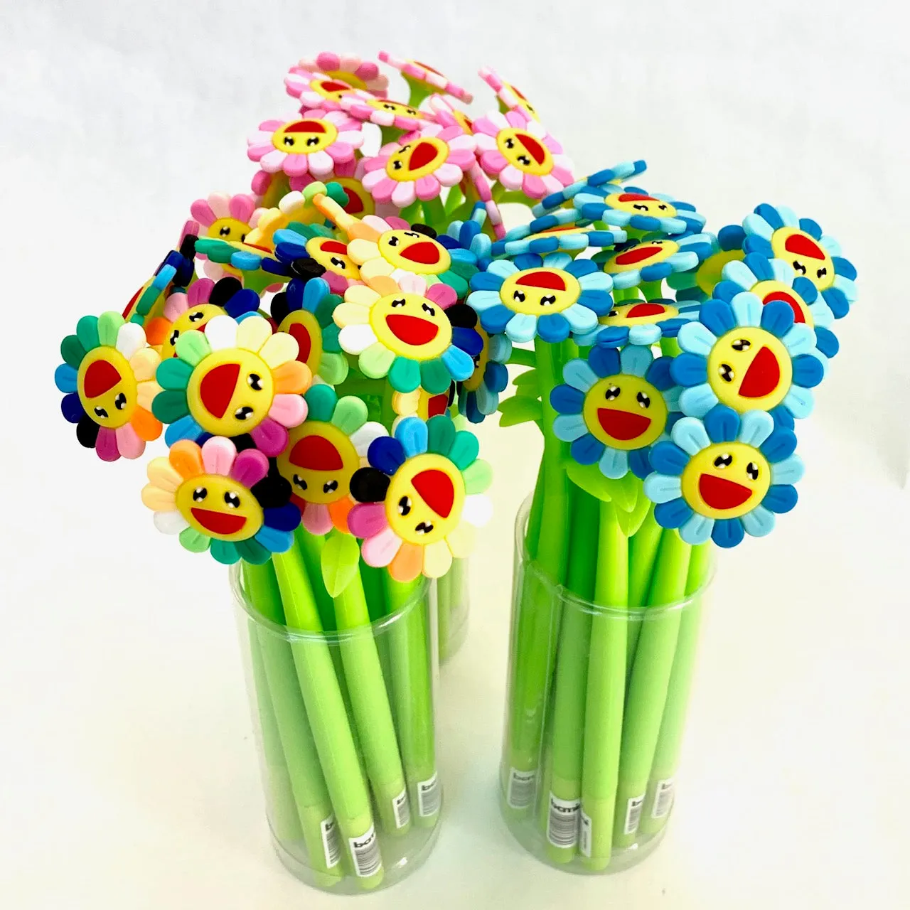 X 22417 SUNSHINE RAINBOW FLOWER GEL PEN-DISCONTINUED
