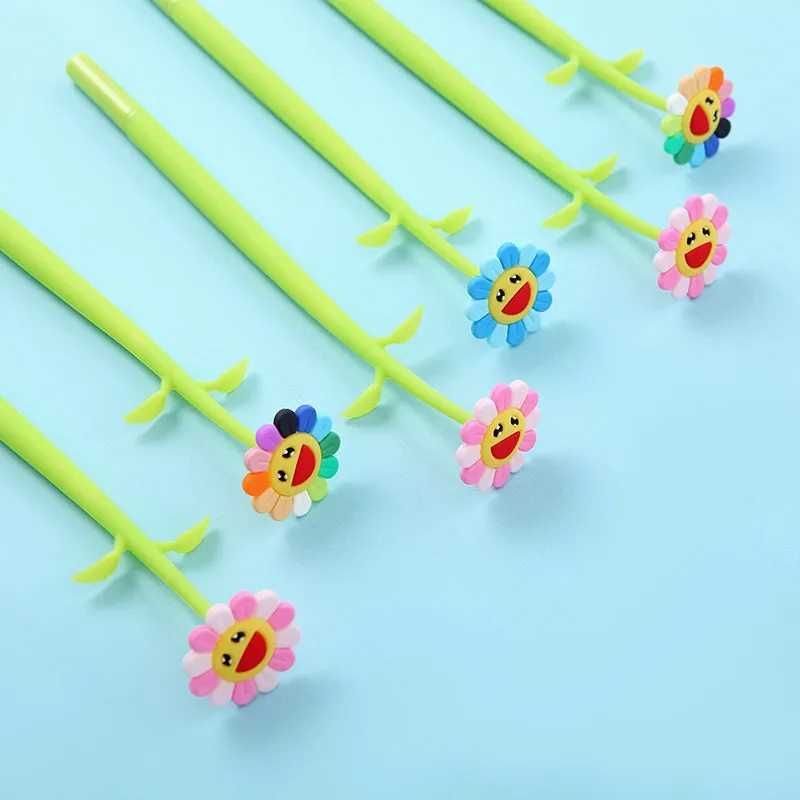 X 22417 SUNSHINE RAINBOW FLOWER GEL PEN-DISCONTINUED