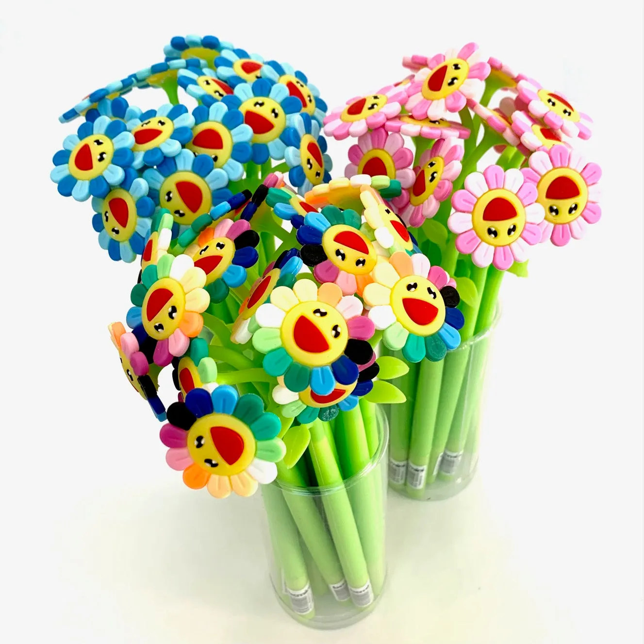 X 22417 SUNSHINE RAINBOW FLOWER GEL PEN-DISCONTINUED