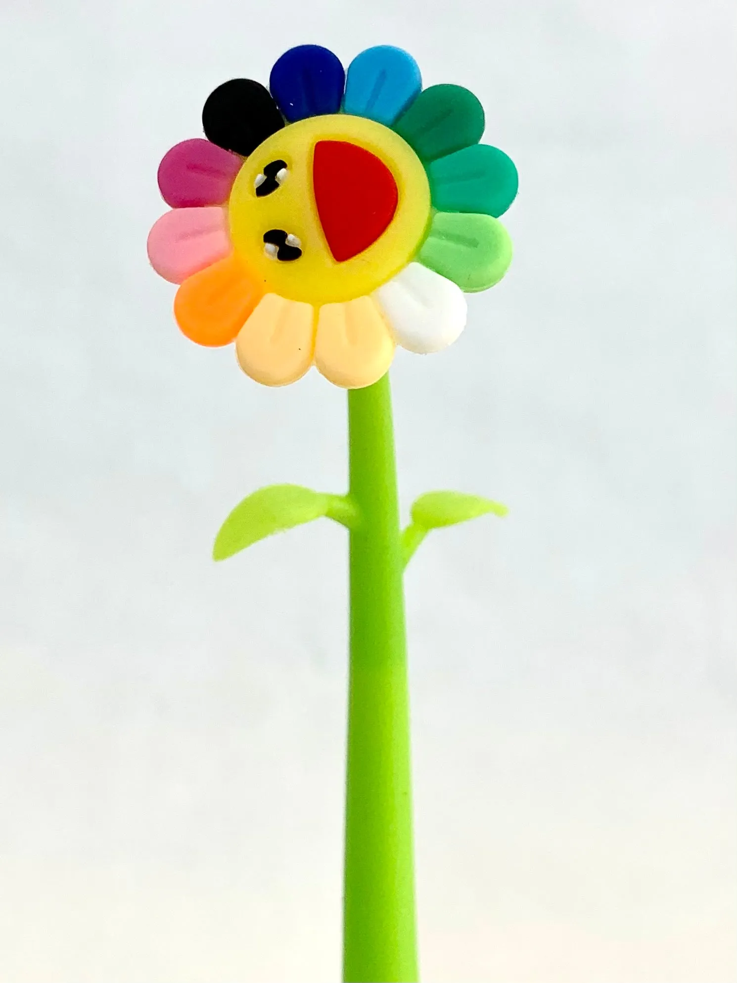 X 22417 SUNSHINE RAINBOW FLOWER GEL PEN-DISCONTINUED