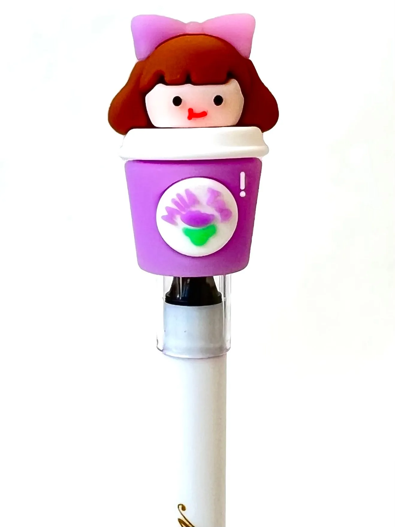 X 22442 MILK TEA GIRL GEL PEN-DISCONTINUED