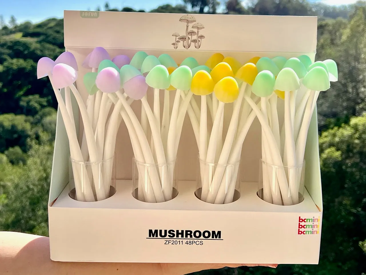 X 22460 MUSHROOM Vol. 2 WIGGLE GEL PEN-DISCONTINUED