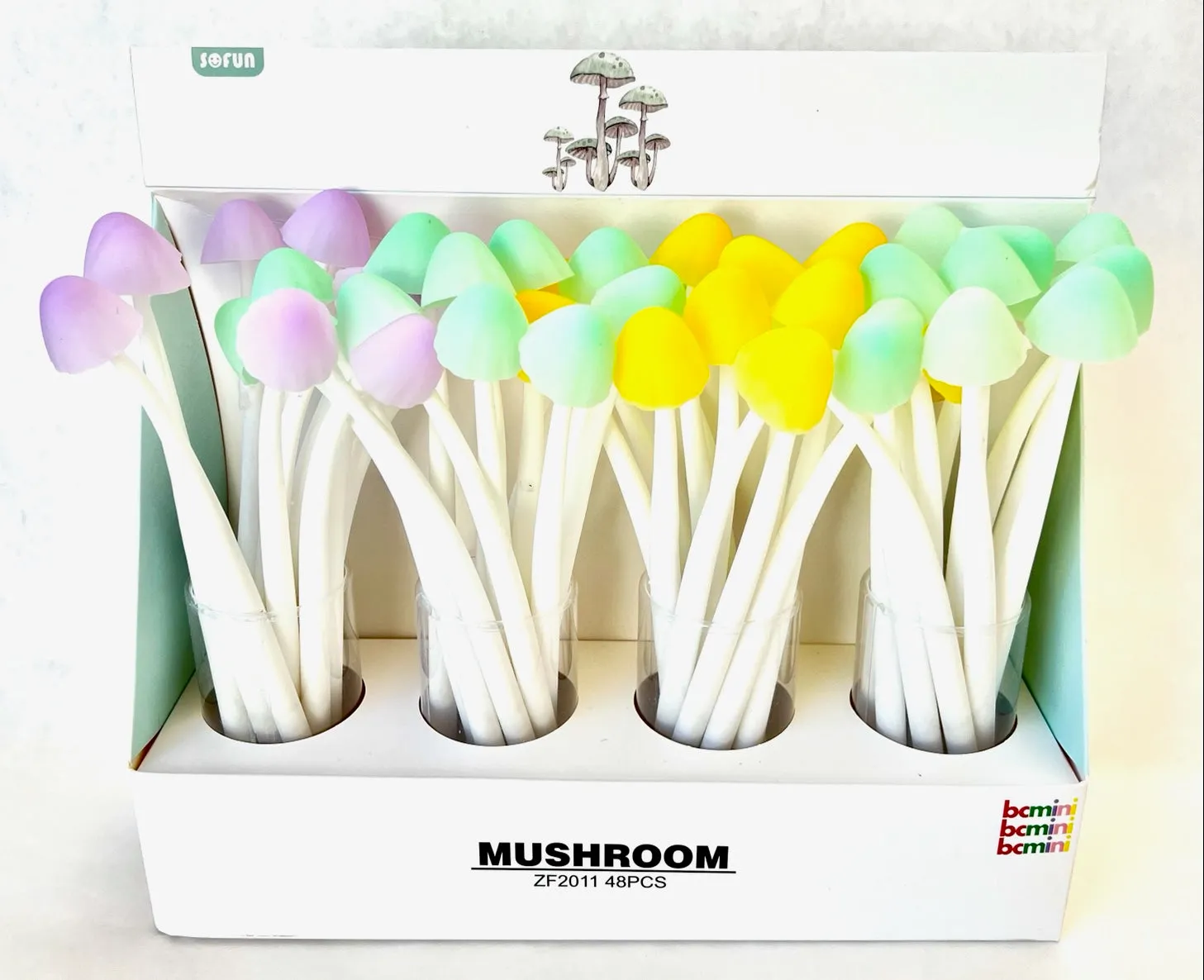 X 22460 MUSHROOM Vol. 2 WIGGLE GEL PEN-DISCONTINUED