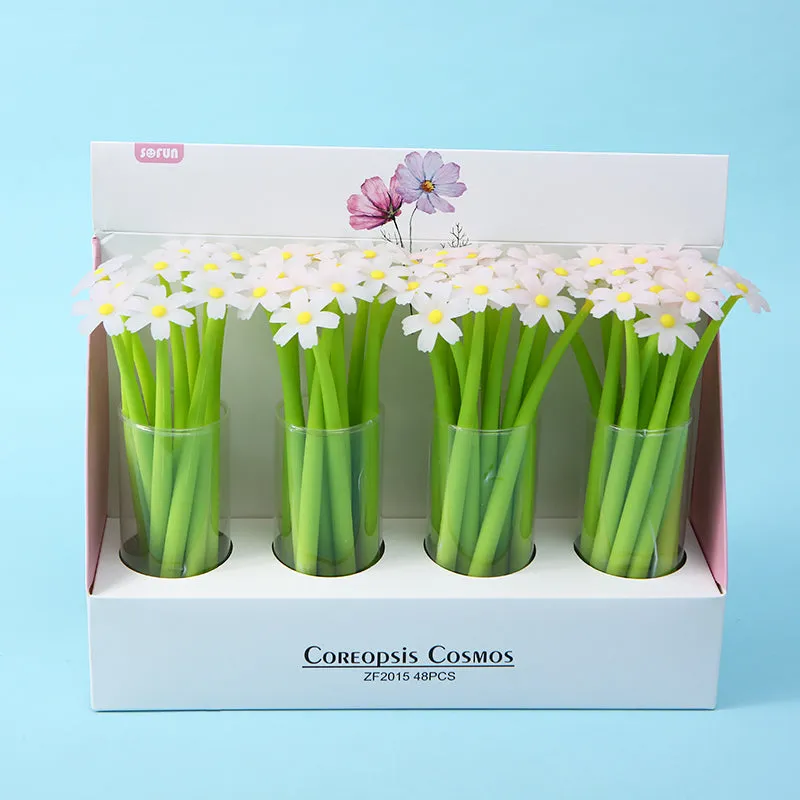 X 22462 COREPPSIS COSMOS FLOWER COLOR CHANGING WIGGLE GEL PEN-DISCONTINUED