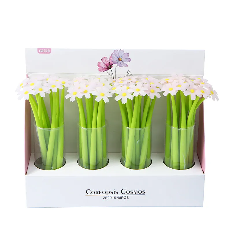 X 22462 COREPPSIS COSMOS FLOWER COLOR CHANGING WIGGLE GEL PEN-DISCONTINUED