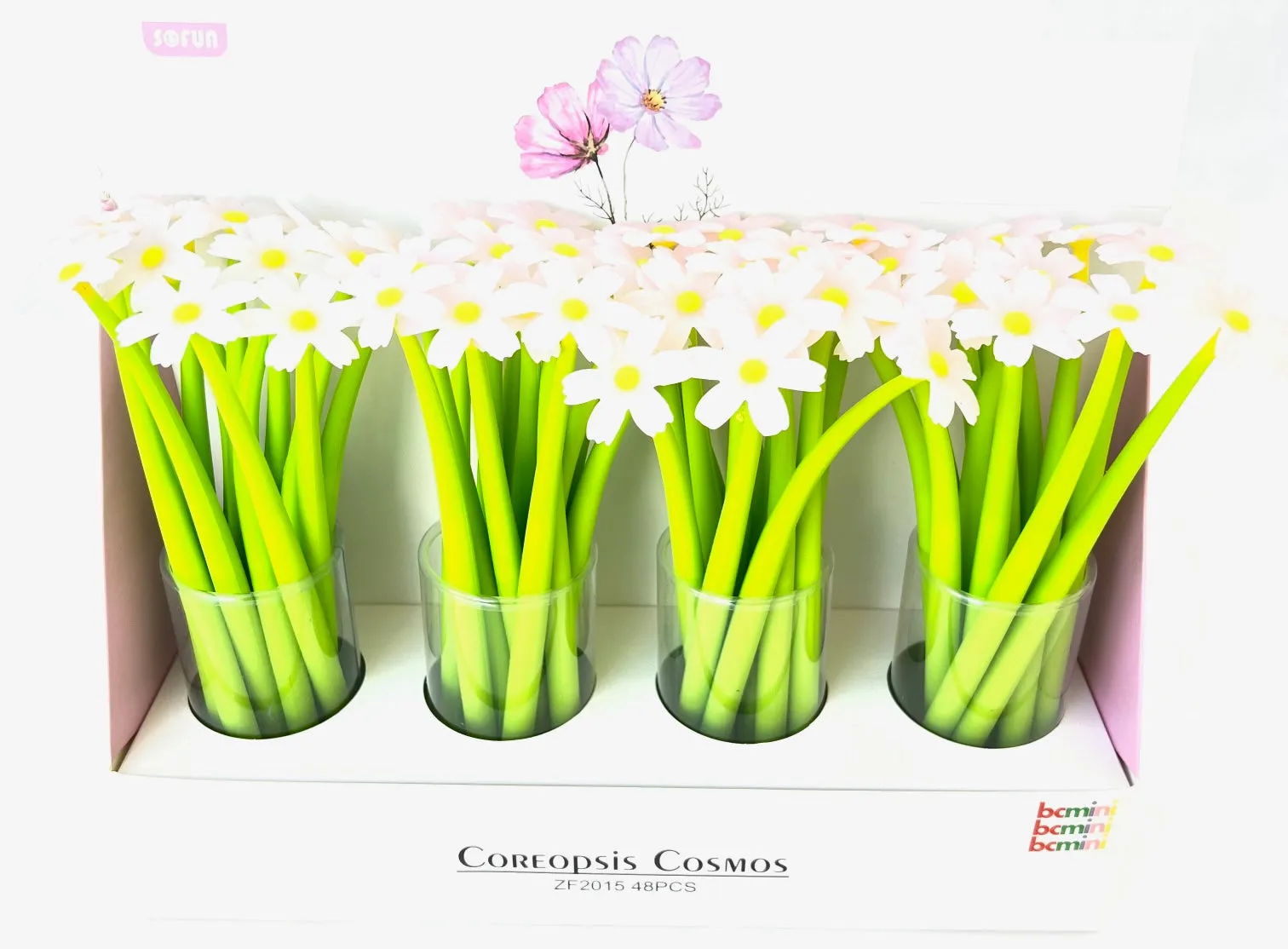 X 22462 COREPPSIS COSMOS FLOWER COLOR CHANGING WIGGLE GEL PEN-DISCONTINUED