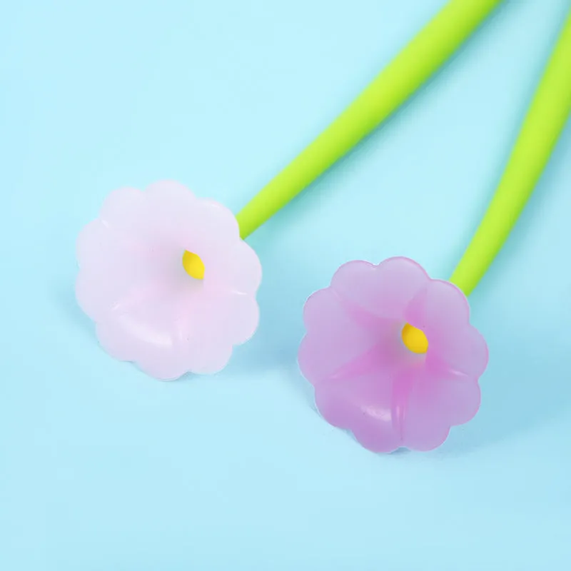 X 22463 MORNING GLORY FLOWER WIGGLE GEL PEN-DISCONTINUED